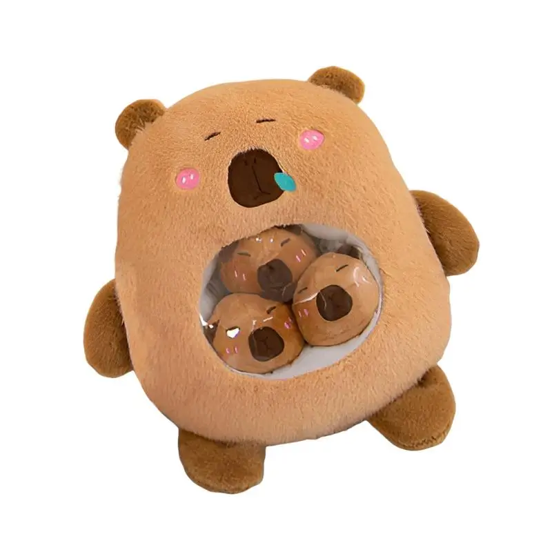 

Capybara Stuffed Toy Capybara Stuffed Toy Plushies Snack Bag Plush Pillow Capibara Plushies Capybara Stuffed Animal Toy Plushies