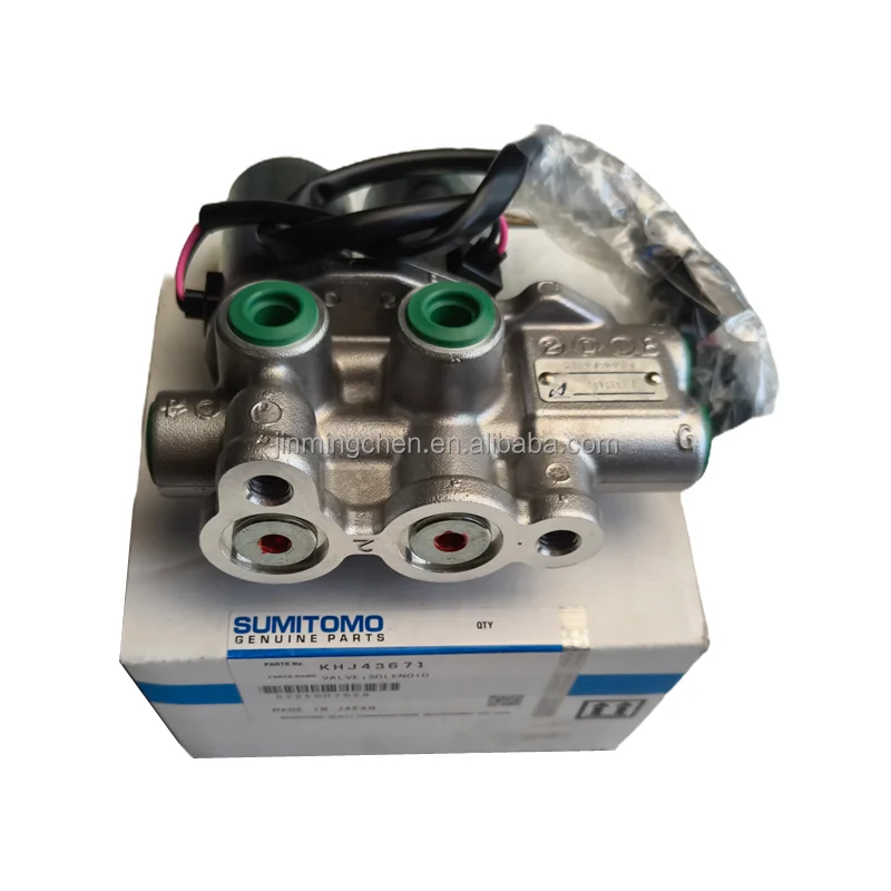 

Genuine Excavator Parts Solenoid Valve KHJ43671 KHJ43670 91709970 for CX130D CX145D CX220D CX130E CX210E CX300E SH130-8 SH200-8