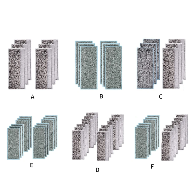 6/12x ممسحة خرقة ل M6 الروبوتية المكانس الكهربائية استبدال ممسحة مبللة جافة خرقة دروبشيبينغ