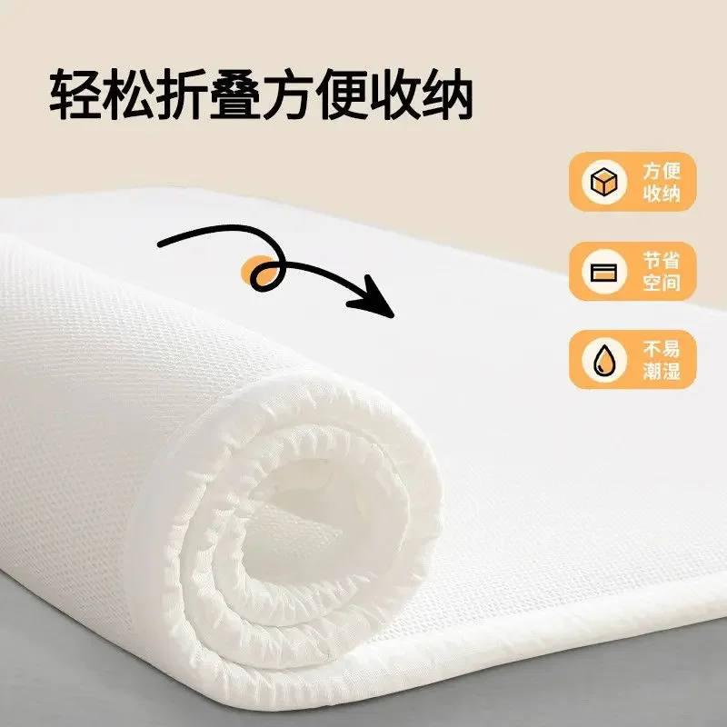 3D Silk Mattress Air Fiber Household Children's Dormitory Washed Breathable Tatami Thin Soft Mattress