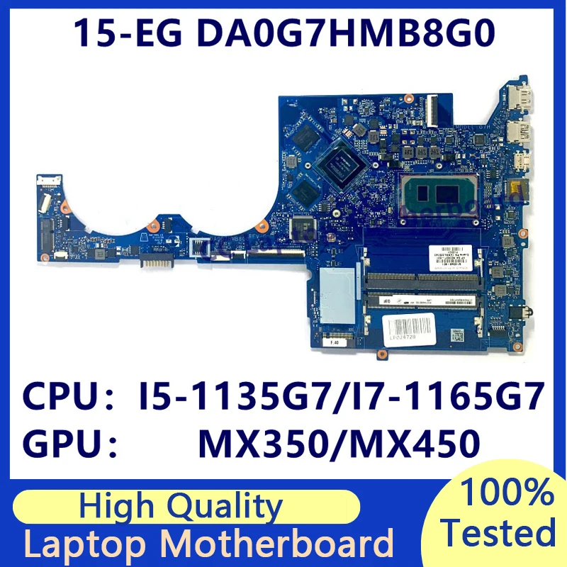 M16344-601 M16346-601 Mainboard For HP 15-EG Laptop Motherboard With I5-1135G7/I7-1165G7 CPU MX350/MX450 DA0G7HMB8G0 100% Tested