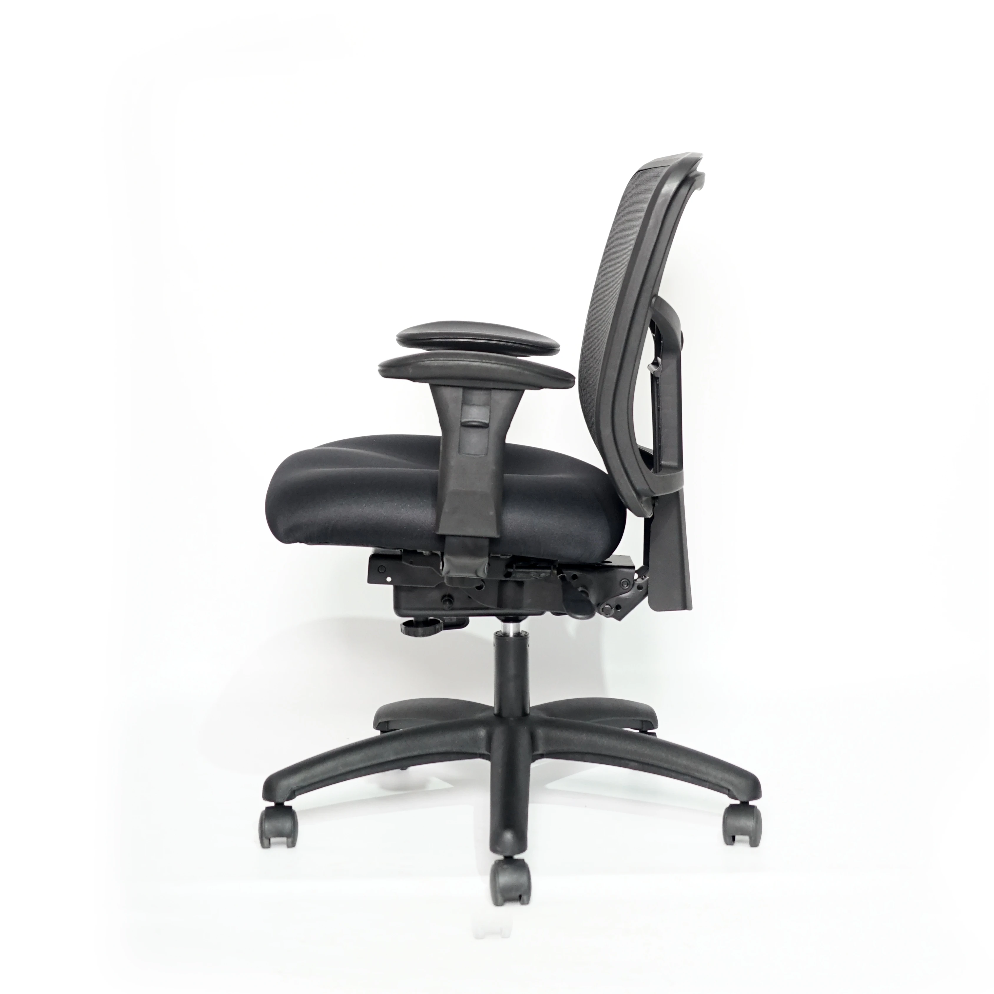 

Certified Luxury Modern Ergonomic Executive Office Chair - Height Adjustable Mesh Swivel Design with Metal Lift & Metal Foam