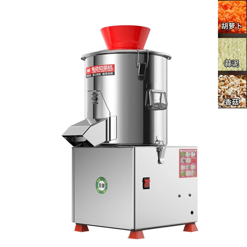 

Commercial Vegetable Cutter Dicing Machine Electric Canteen Meat Mincer Pellet Dumpling Stuffing Machine Ginger Garlic Chopper