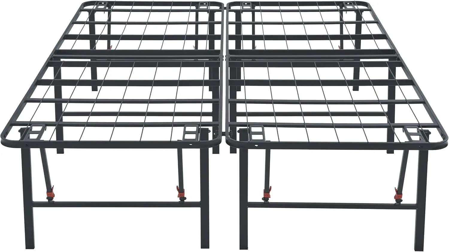 Basics metalen platformbedframe met gereedschapsloze installatie, 18 inch hoog, stevig stalen frame, geen boxspring nodig