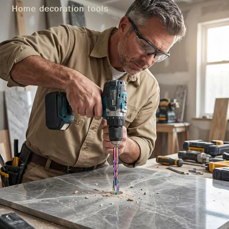 

6-12mm Four-edge Serrated Drill Bit Set Drilling Tools Tor Glass Tiles Concrete Metal Ceramics Drill Bits Set Tools