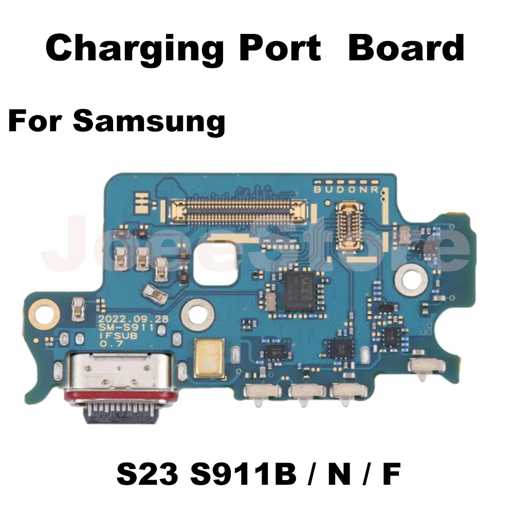 1pcs Charging Port Dock Connector Board Flex For Samsung S23 Plus Ultra S911B S916B S918B S911U 916U S918U USB Charger Cable