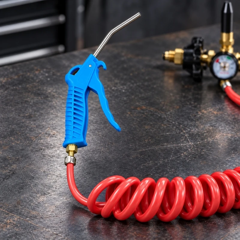 Balloon Gas Tank Inflation Regulator with Pressure Meter, Flexible-Hose Handheld Dispenser and Tapered Nozzle for high quality