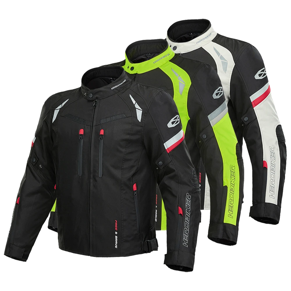 

Men's Motorcycle Riding Jacket Anti Fall Wear-resistant Warm Riding Pants Reflective Waterproof Outdoor Riding Jacket