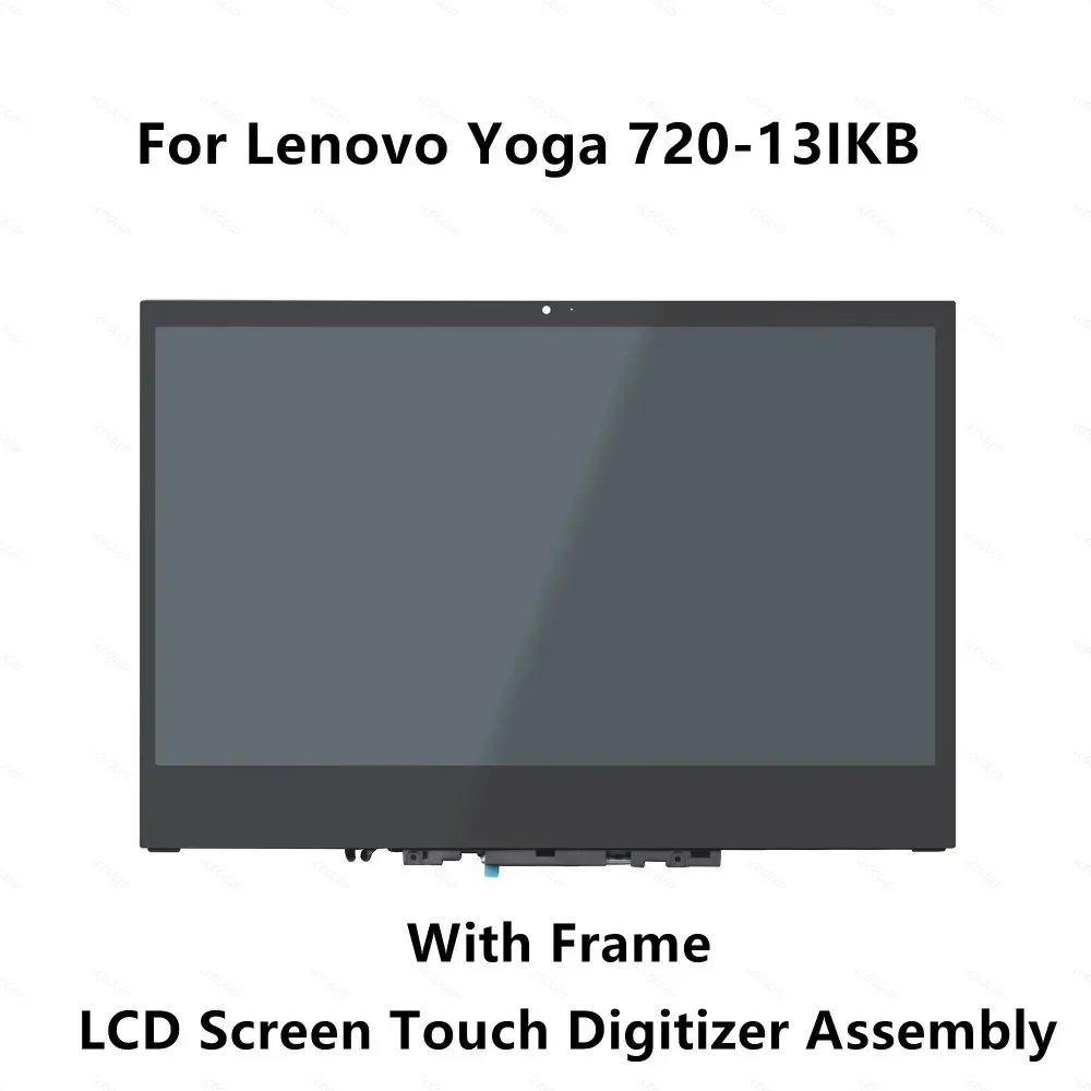 3840x2160 B133ZAN01.1 LCD Screen Panel Display Touch Digitizer Glass Assembly+Frame for Lenovo Yoga 720-13IKB 80X6 5D10N24291