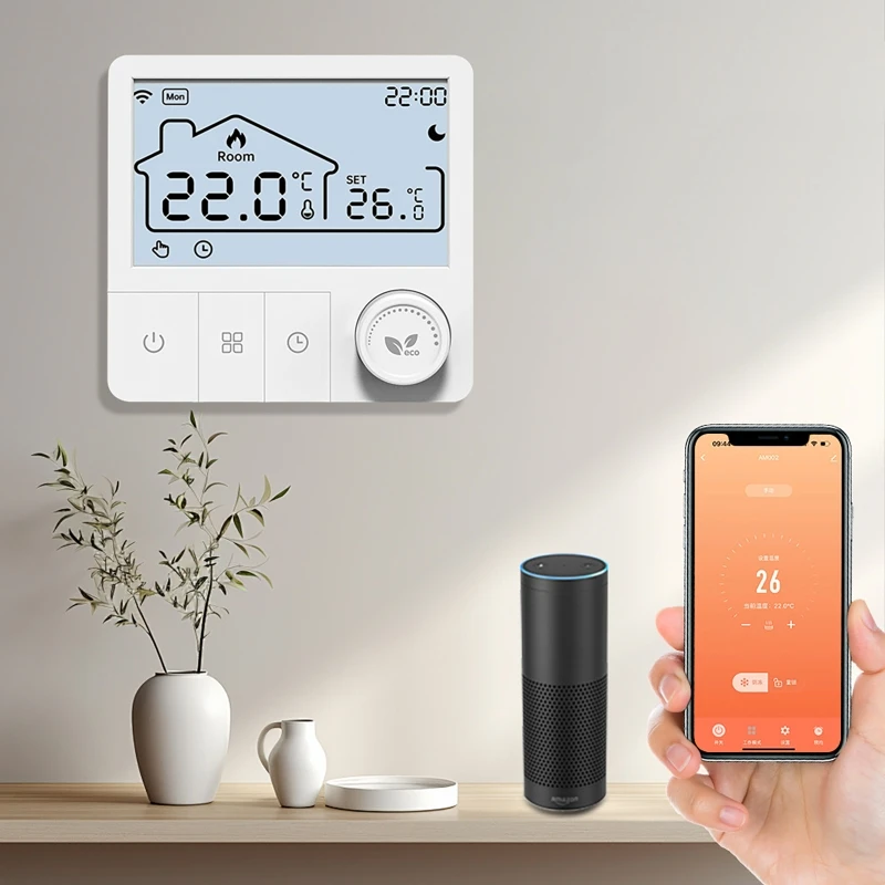 

Tuya умный Wi-Fi термостат для подогрева батарея Wi-Fi термостат газовый котел термостат регулятор температуры Alexa Google Home