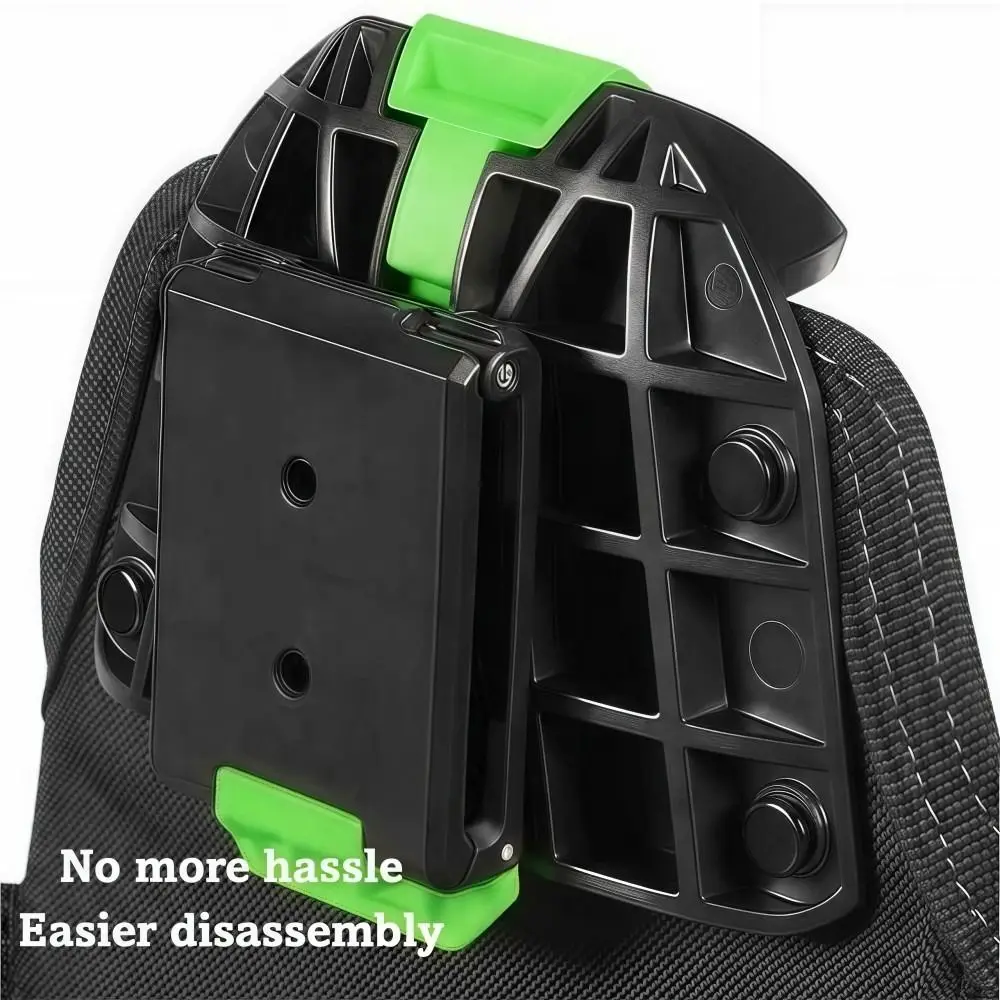 Sturdy ABS Waist Bag Buckle Durable Quick Attach Waist Bag Clip Compatible Replacement Tool Belt Buckle Professional Use