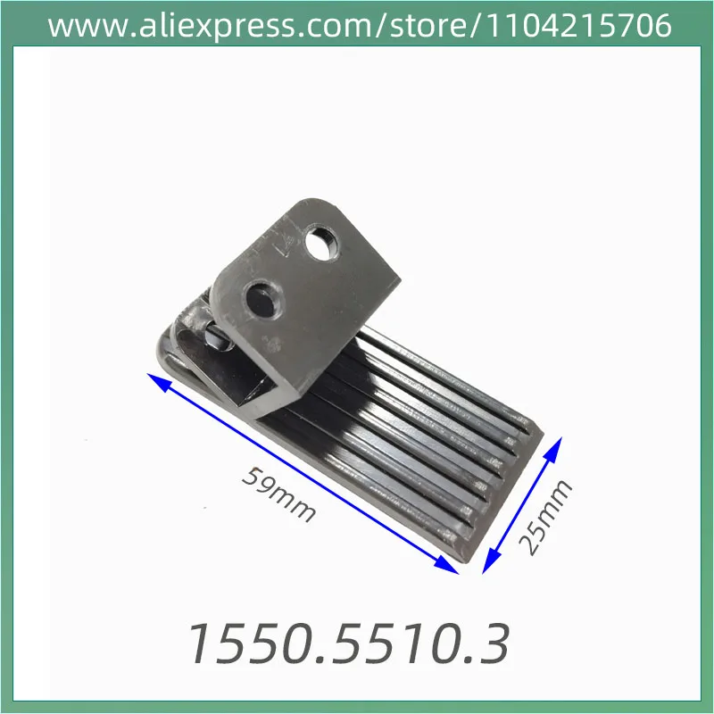 

10 шт., детали Muller Martini хорошего качества 1550.5510.3, крышка цепи, черный переносной держатель Muller Martini, черный переносной переносной