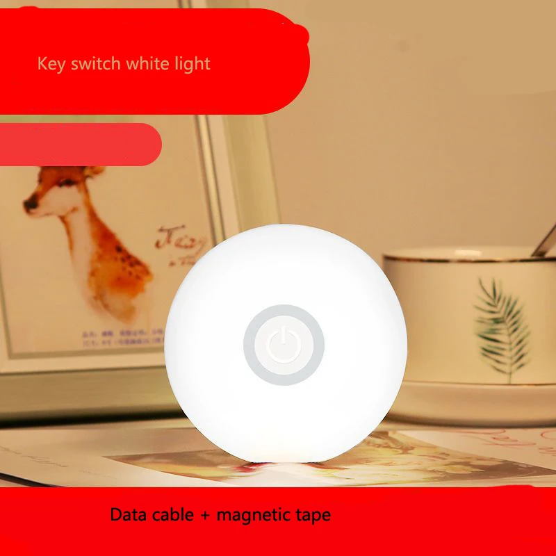 USB Charging Night Light for Eye Protection Wireless Sensor LED Light for Kitchen Cabinets Wardrobes and Staircases