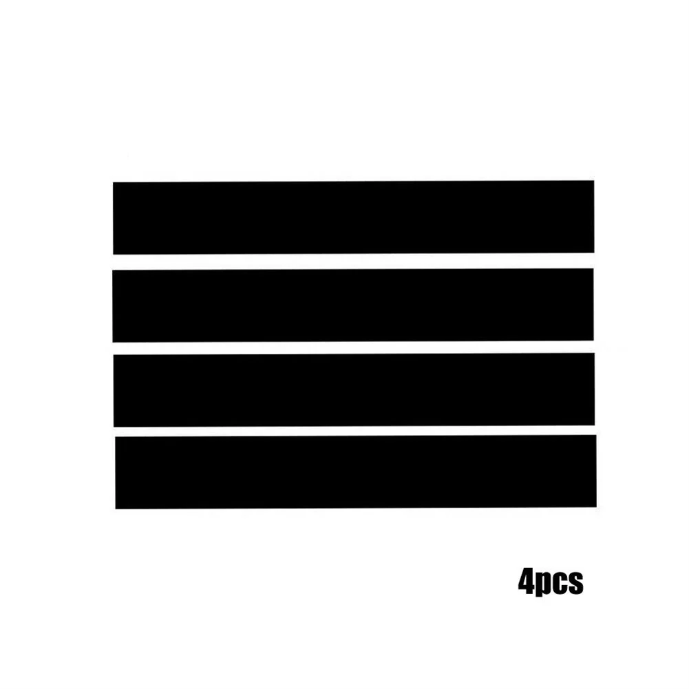 Aggressive Style BLACK Front Mudguard Stripes for All For Dodge Models including For Challenger Charger & For Durango