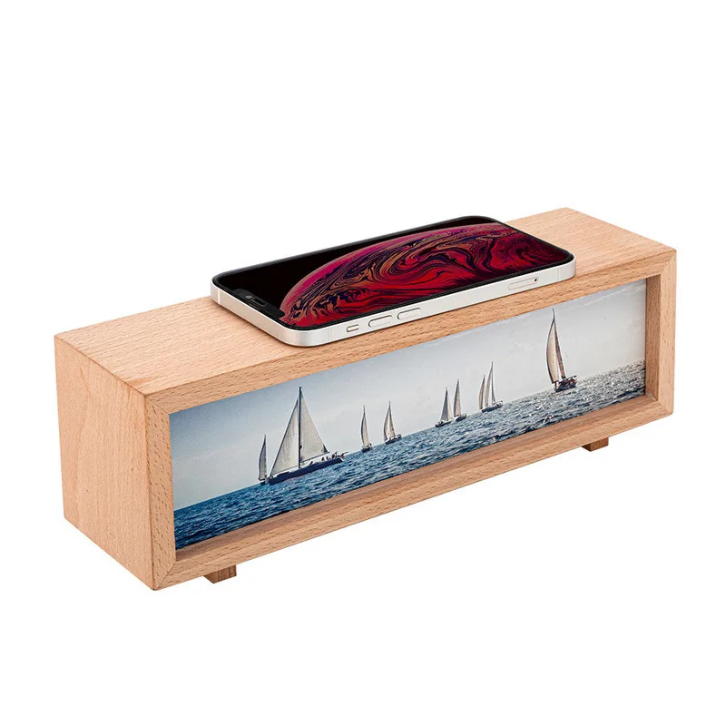 Creative Multifunctional Wireless Charging Painting Night Touch Control Simple Desktop Gift Bedside Atmosphere Light