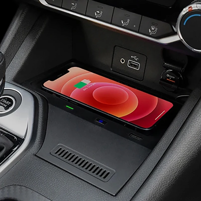 

Для Nissan Sylphy Sentra 2020 2021 2022 2023 Автомобильное беспроводное зарядное устройство 10 Вт зарядное устройство для телефона держатель для зарядки