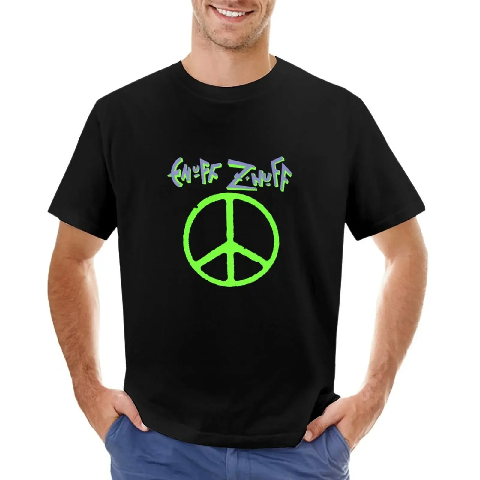 

Enuff Z&x27; Nuff American Rock Band 1989 Album Logo Design T-shirt anime clothes quick-drying plain t shirts men