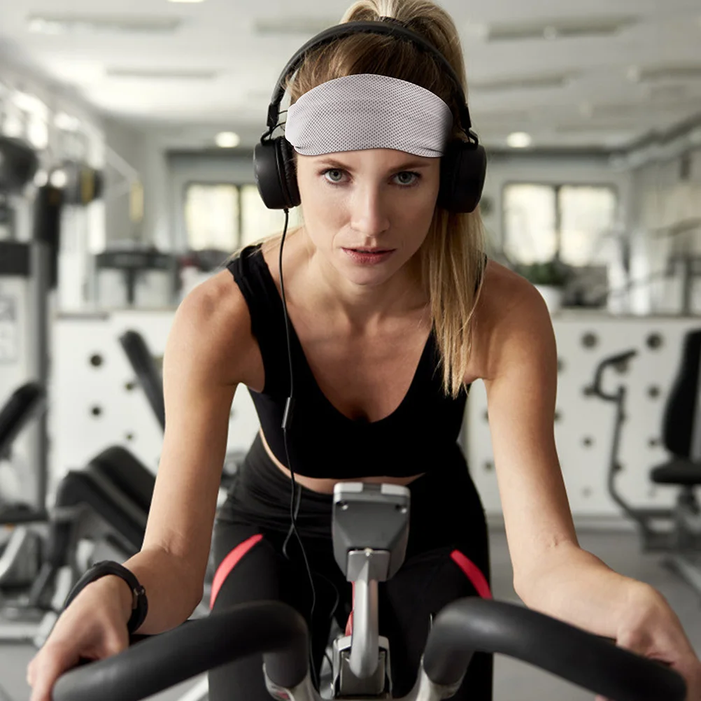 

2 Pcs Ice Silk Headband Running Sports Elastic Headbands Yoga Cooling Gym Unisex Sweatband Polyester Yarn Men Women