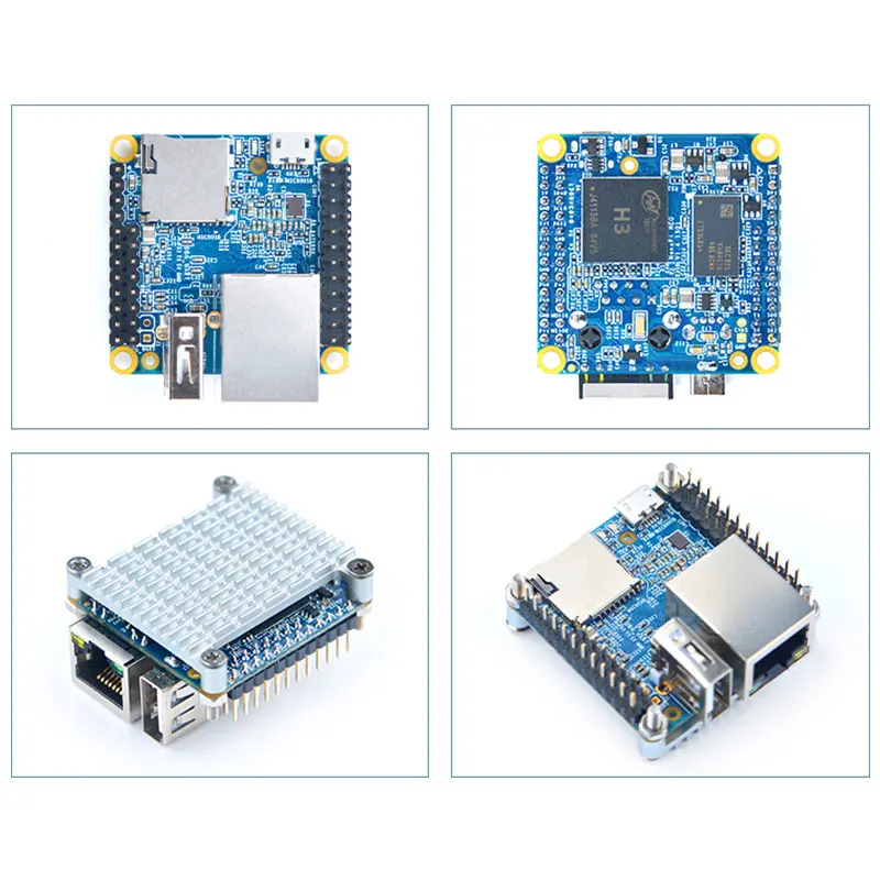 NanoPi NEO 512MB RAM Open Source Allwinner H3 scheda di sviluppo Super Raspberry Pi Quad-core Cortex-A7