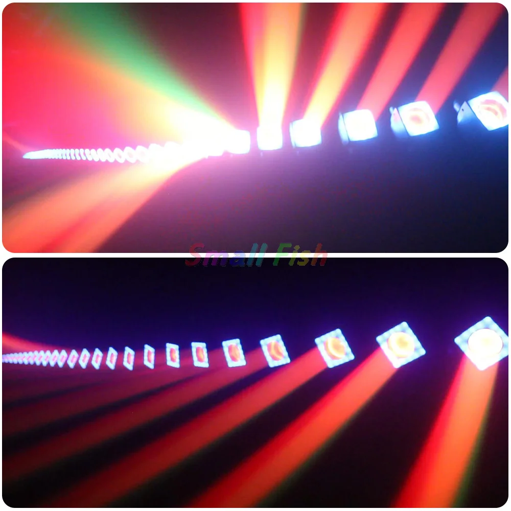 Imagem -06 - Rgbw Led Beam com Rgb Pixel Iluminação de Efeito de Palco para Clube Bar dj Dança Concerto Projetor Leyr Dmx512 Rdm 5x60w 120x0.2w Pcs