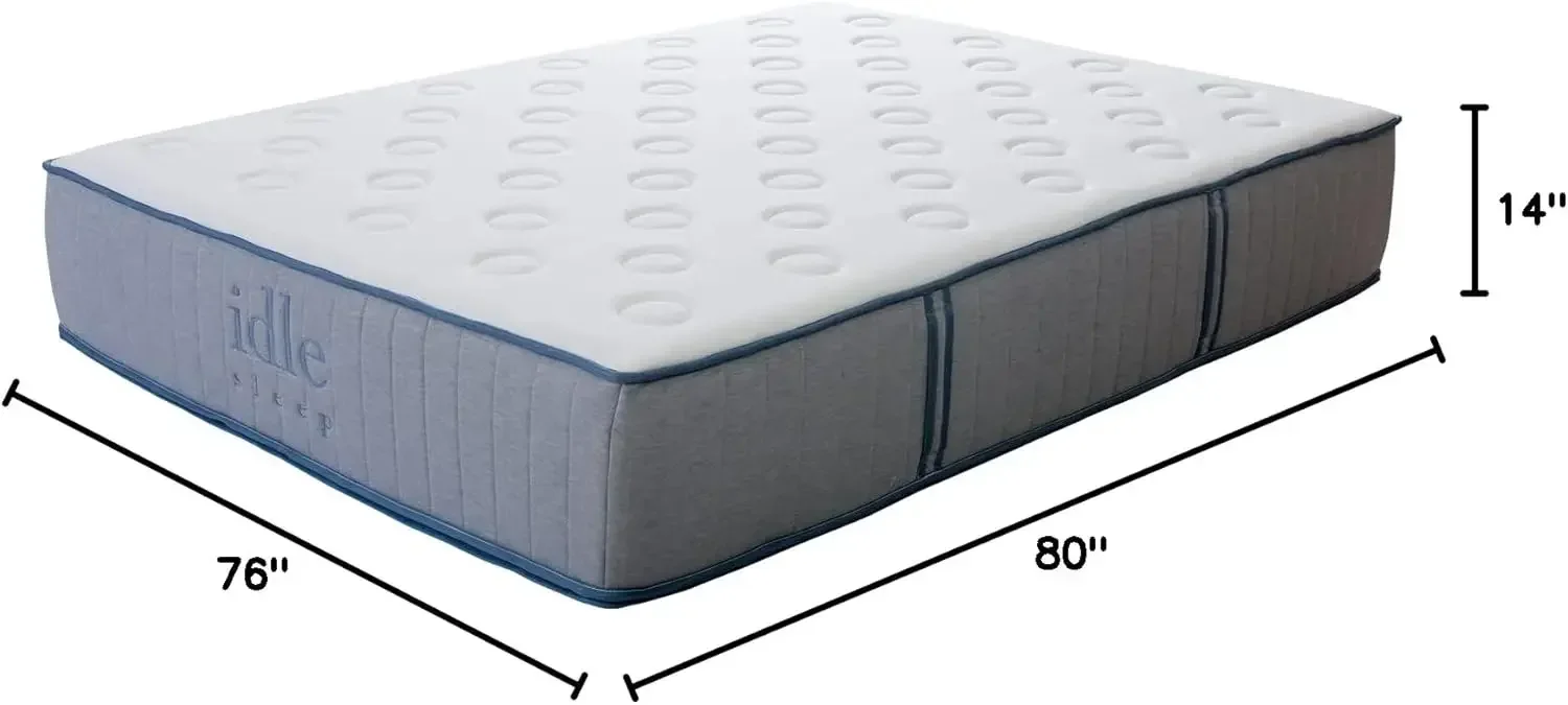 Memory Foam Mattress King for Back Pain, Cooling Gel Mattress in a Box, Made in USA, 5 Layers of Comfort, CertiPUR-US Certified