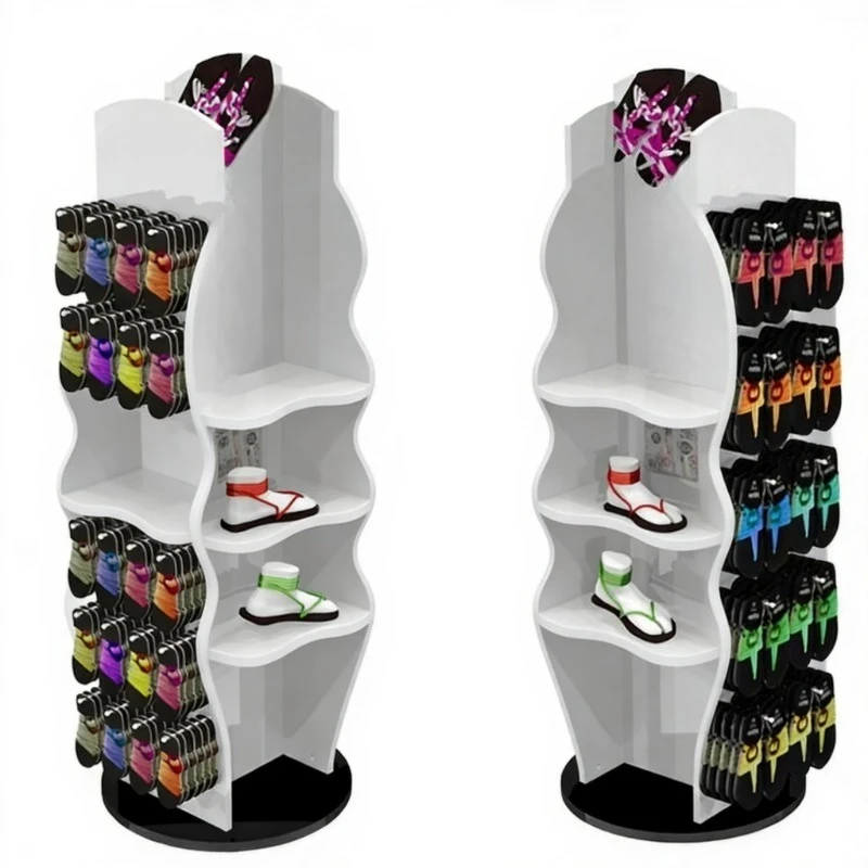 

Source factory supermarket brand design custom shelves, powder layer MDF hanging display stand