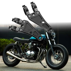 Universal Motorcycle Headlight Mount Bracket Fork Ear Chopper Headlamp Holder For Honda, Yamaha, Kawasaki Suzuki, Ducati 41MM