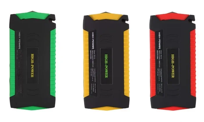 l For v69800 mah 4USB port 18650 jump start battery booster with LCD for 6.0L diesel car jumpstarter