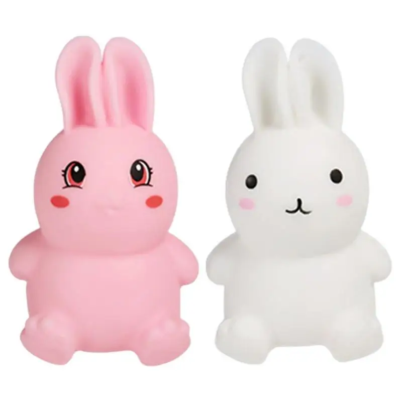 

Cute Soft Rabbit Bunny Fidget Toy Stress Relief Squi-shy Rabbit Antistress Sensory Fidget Toy Decorative Props Gift For Kids