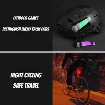 戰術FMA頭盔安全閃光燈求生號誌燈防水燈戶外裝備,適用於狩獵、健行、騎行 10 最佳銷售 頭盔燈戰術 - №10