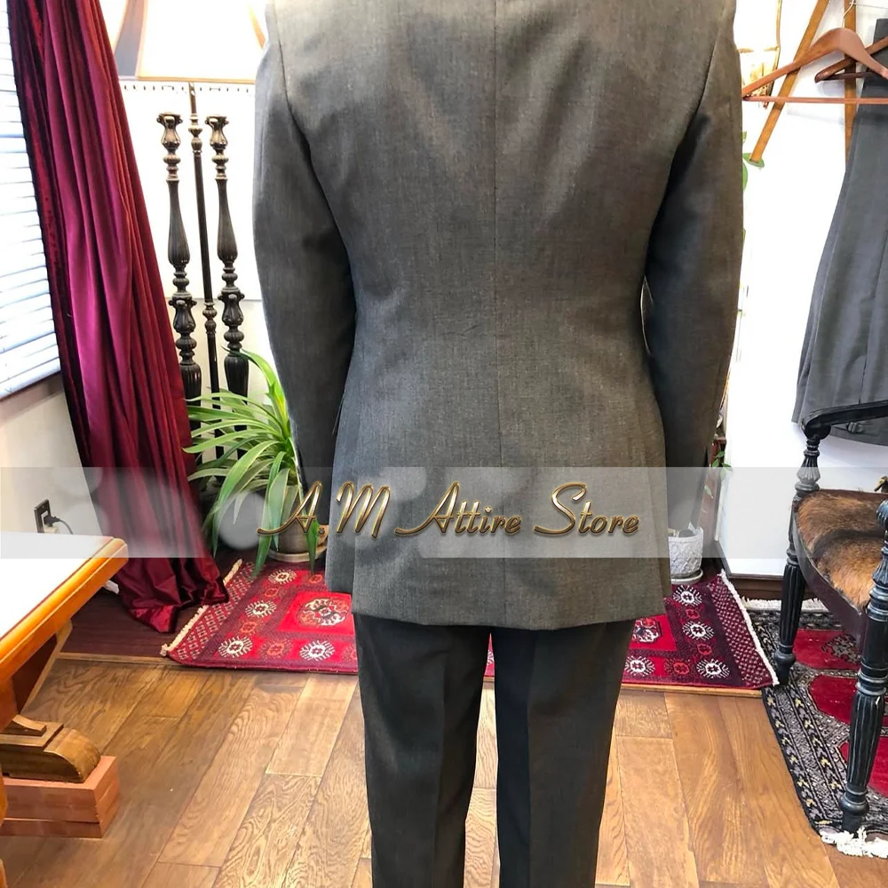 メンズ カスタム スーツ 2 点セット フォーマル ダブルブレスト ジャケット パンツ スリム フィット衣装結婚式夏のビーチ ディナー パーティー タキシード