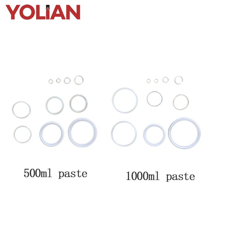 O-حلقات و حلقات منع التسرب ل 1000 مللي/500 مللي ماكينة تعبئة معجون ختم أجزاء ملء آلة الملحقات