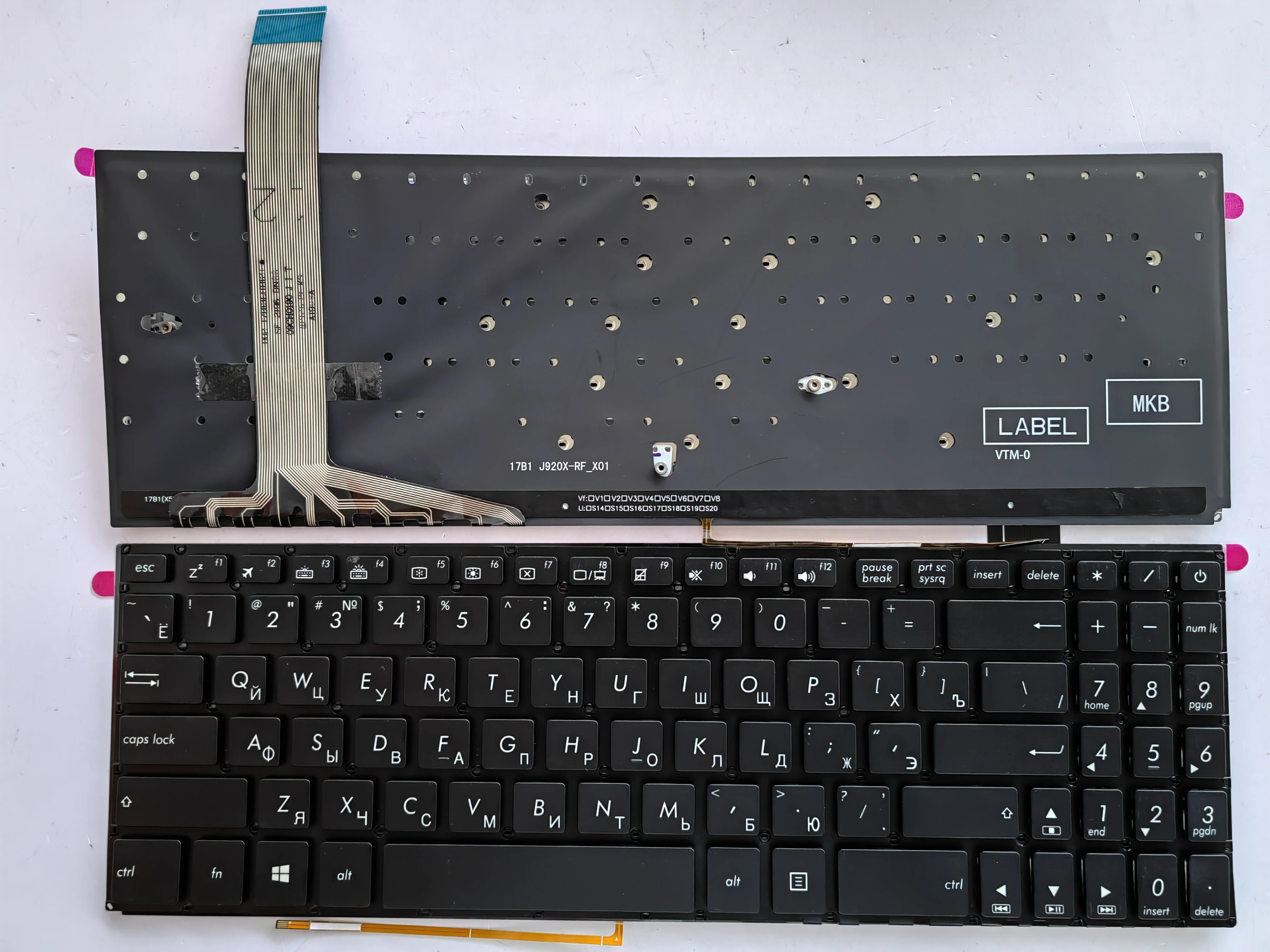 

Клавиатура для ноутбуков Asus YX570 YX570D YX570U YX570UD YX570ZD FX570 FX570D F570 (русская раскладка)