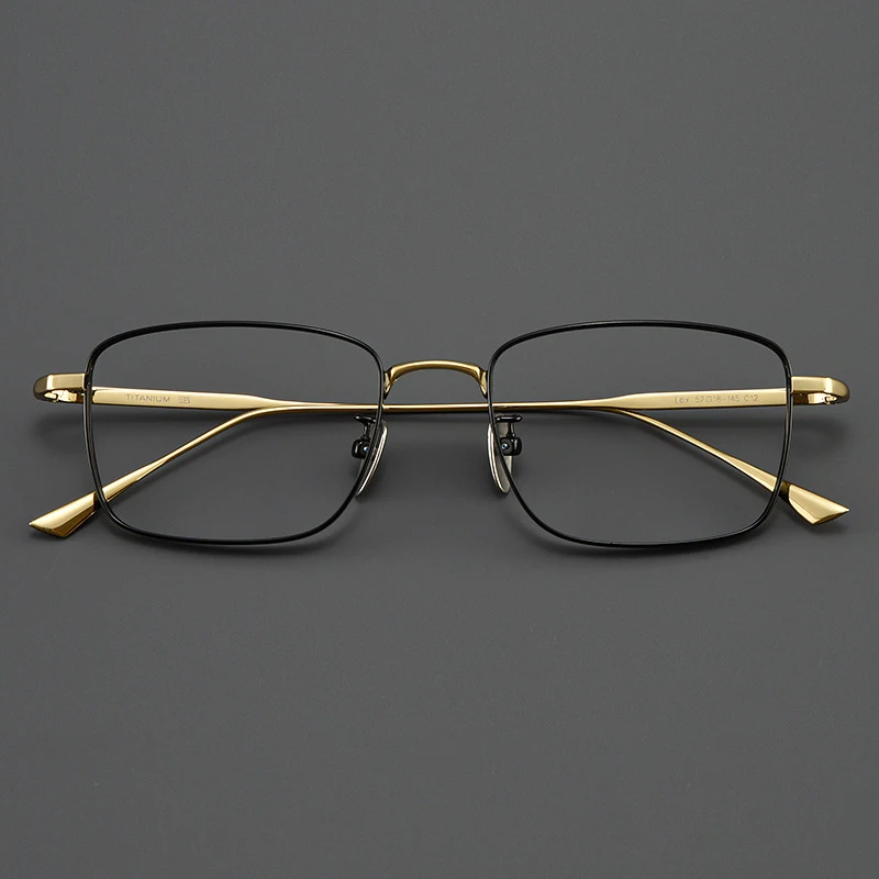 Xbora Men's Ultra-Light Pure Titanium Glasses Frame Business Square Flexible Optical Women's Prescription Eyelasses 1908 image 3