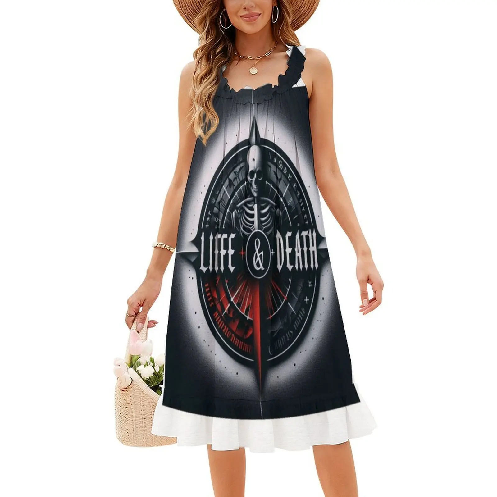 فستان كاجوال على الطراز الكوري للموت للنساء فساتين بسيطة يومية للمكتب للسيدات فساتين حفلات دورة حياة الموت #4