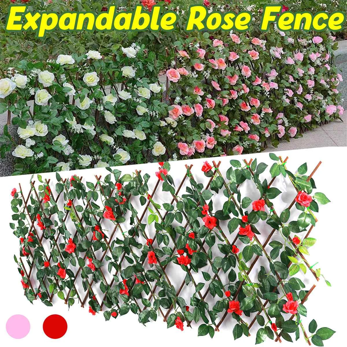 

Artificial plants Ivy Privacy Fence Screen Hedge Fence Green Leaf Screen Wall Decorative Backdrop for Garden Decor 40/70cm