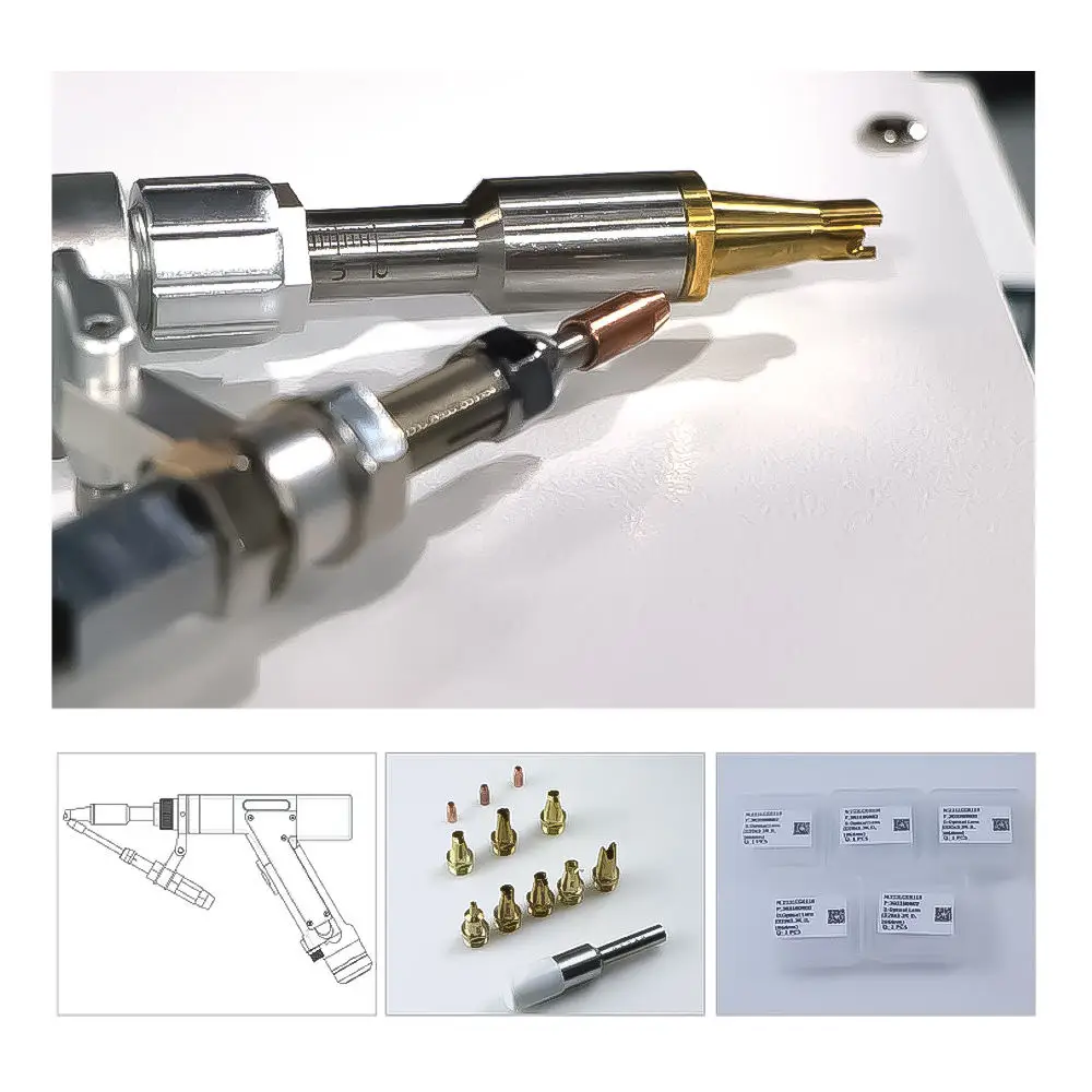 Immagine 6: Applicabile alla testa di saldatura e pulizia laser RayTools con alimentatore di filo BW101-GS, set di sistema di saldatura laser per macchina di saldatura a fibra
