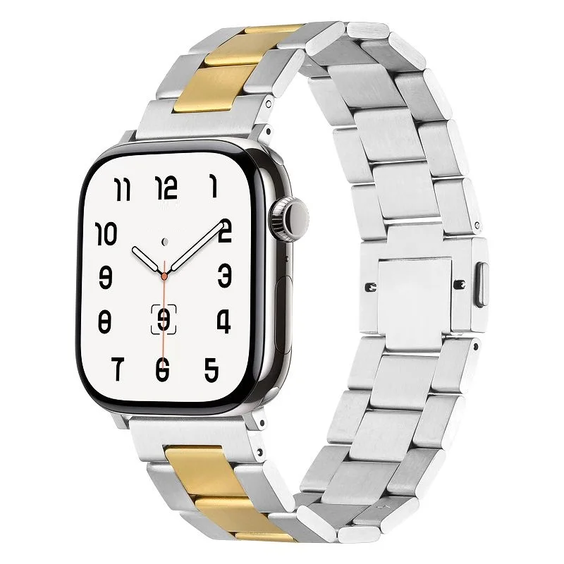 

Stainless Steel Strap for Apple Watch Bands 49mm 46mm 45 44mm 42mm 41mm 40 38mm Magnetic Metal Straps for iWatch Series 10 9 8 7