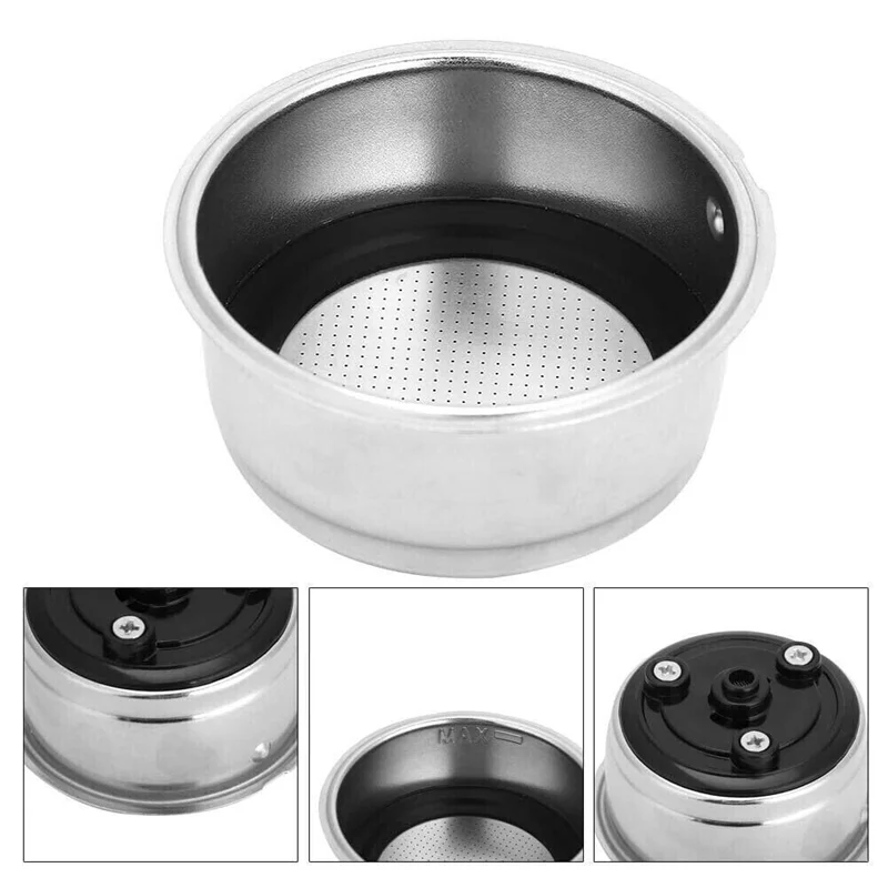 AF93-Stainless Steel Coffee Filter Basket 51Mm Coffee Portafilter Basket Detachable Espresso Machine Portafilter Basket
