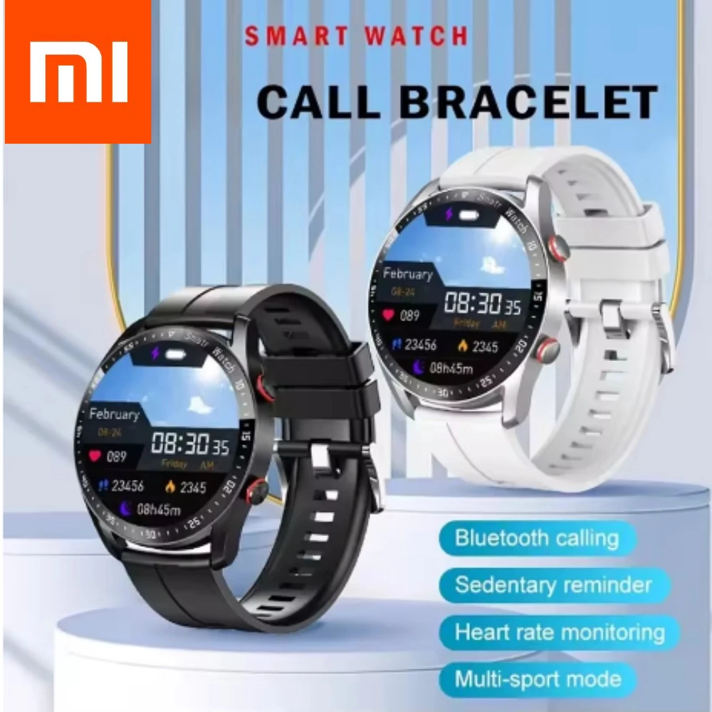 

Xiaomi 2025 Новые умные часы с голосовым вызовом для мужчин GT Series 1,53-дюймовый AMOLED-экран Спортивные часы ЭКГ + PPG Смарт-часы для здоровья для Android