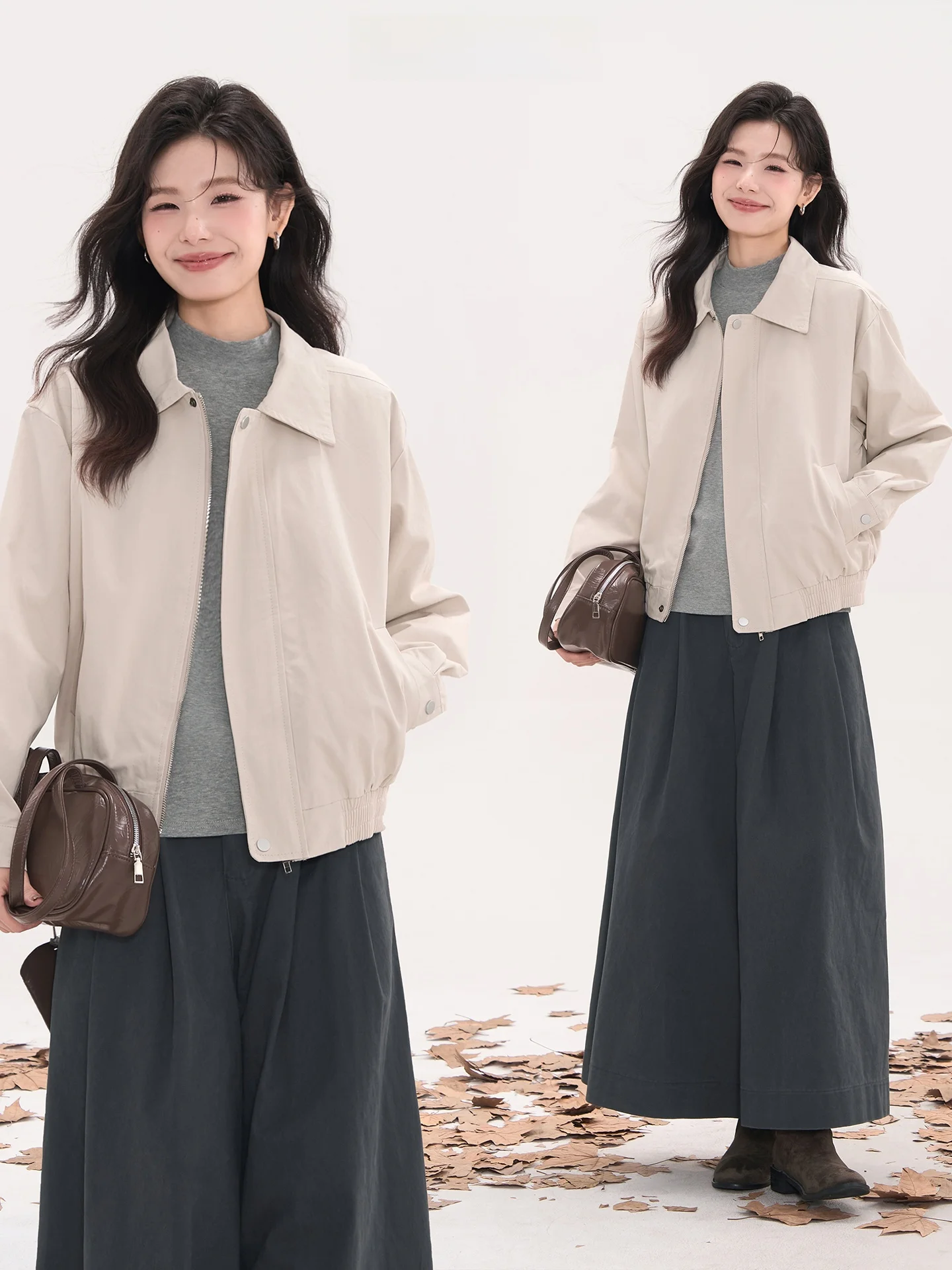 

Женская хлопковая повседневная куртка Heme Barn с воротником на молнии, с цветочным принтом, для демонстрации витрин Sweet Dr Planning Window Display Floral Field