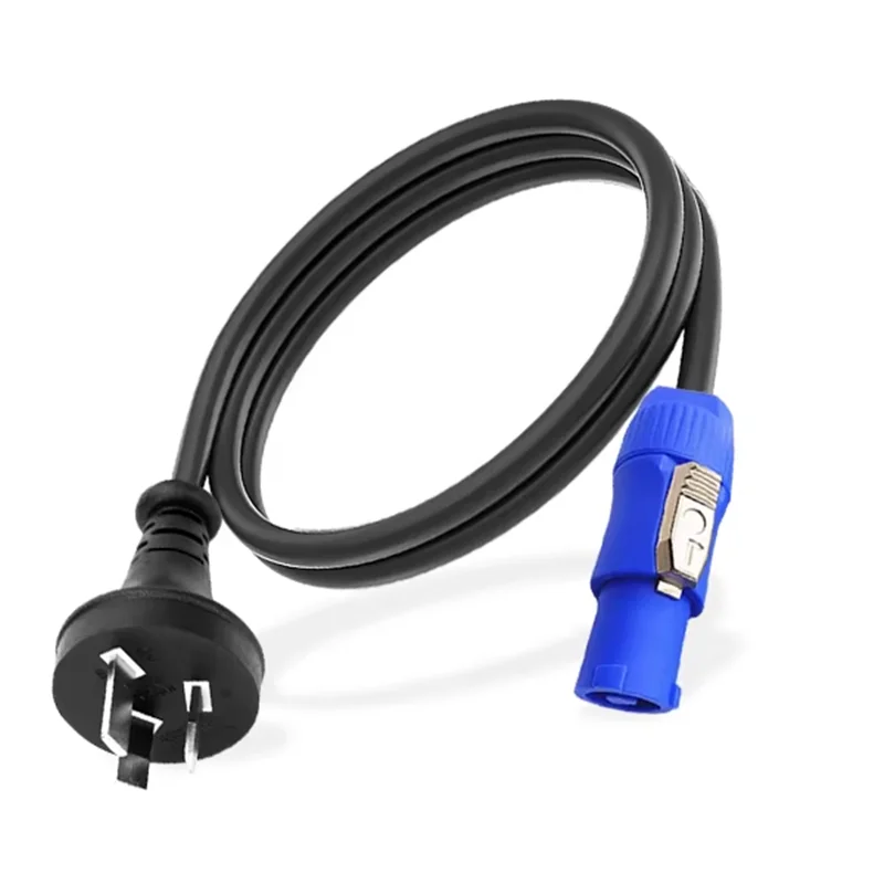 Stage lighting PowerCon Plug Supply Cord 1.2M 3x1mm² High Quality Black 3 Core Rubber Cable  LED light Equipment Cable