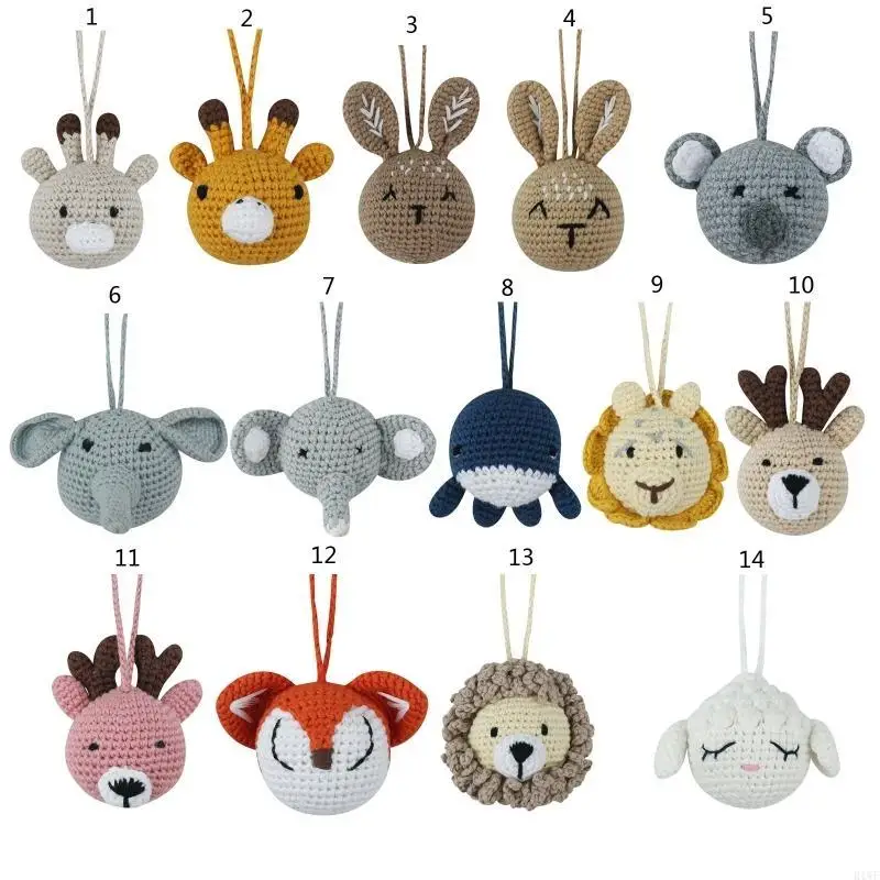 

R1WF Baby Bed Hanging Toy Stroller Clothes Rack Toy Baby Room Decoration Eco-friendly Cotton Hanging Pleasant