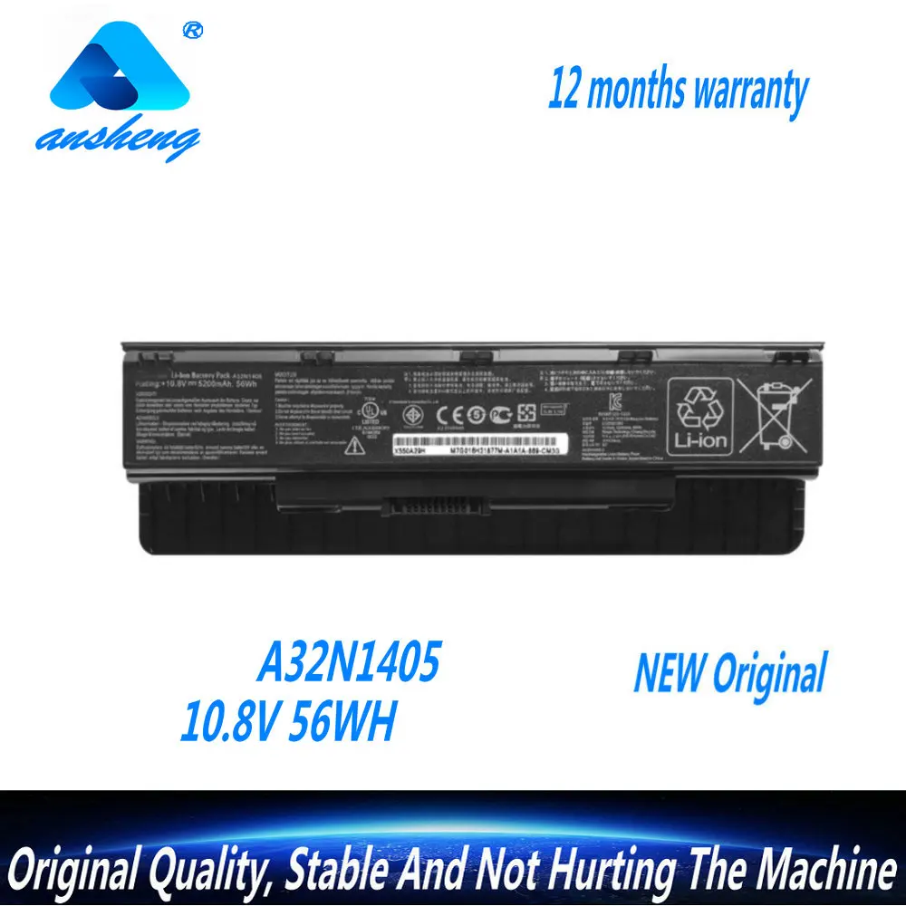 NEW A32N1405 Laptop Battery For Asus ROG N551 N751 N751JK G551 G771 G771JK GL551 GL551JK GL551JM G551J G551JK G551M G551JW