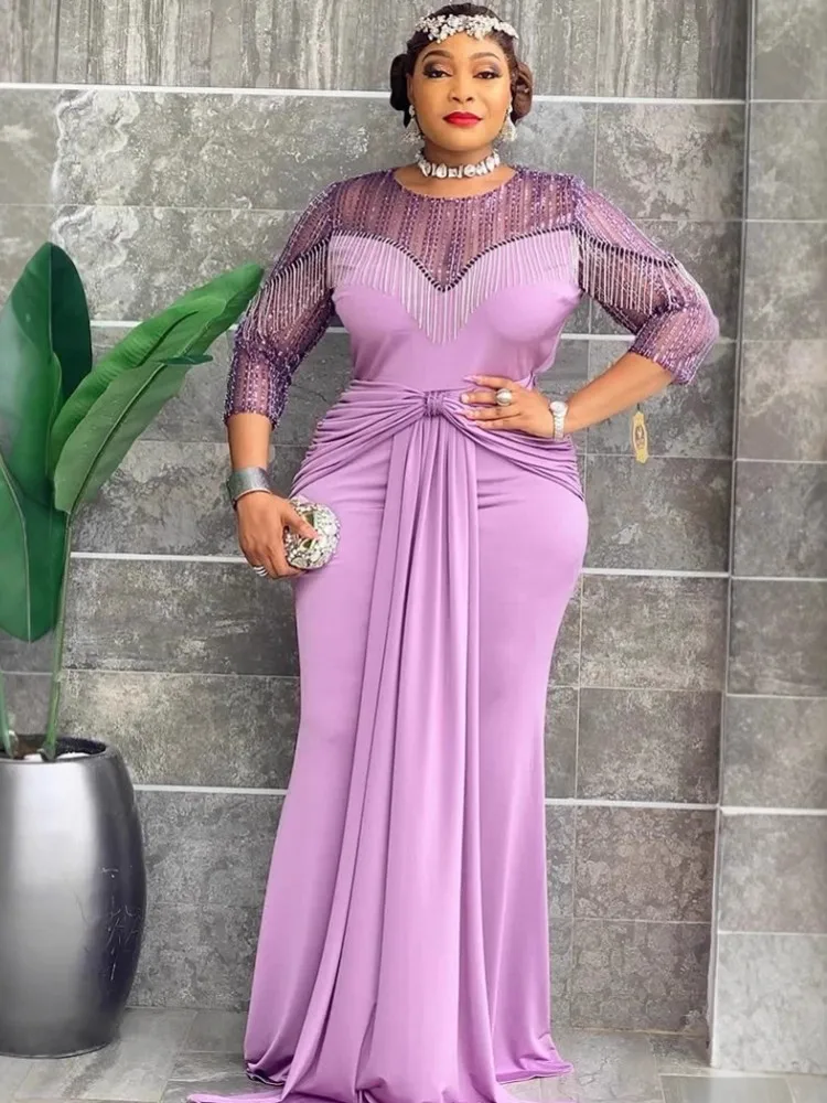 

African Dresses For Women Muslim Fashion Abayas Boubou Dashiki Ankara Outfits Evening Gown Dubai Kaftan Abaya Robe Marocaine