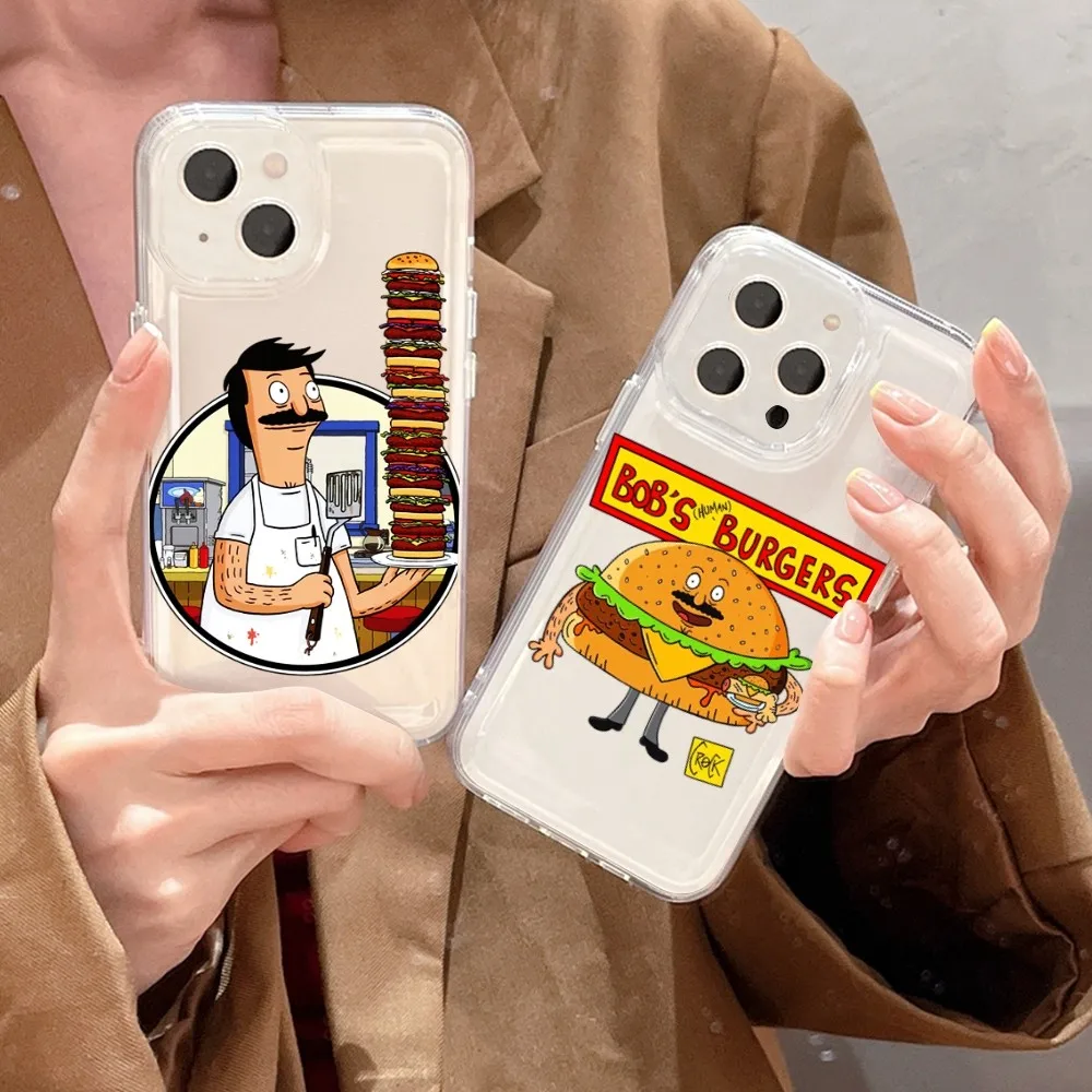 B-Bobs B-Burgers Phone Case For Samsung Galaxy A53 A33 A70 A73 A54 A51 A71 A52S 5G Transparent Cover Soft Shell