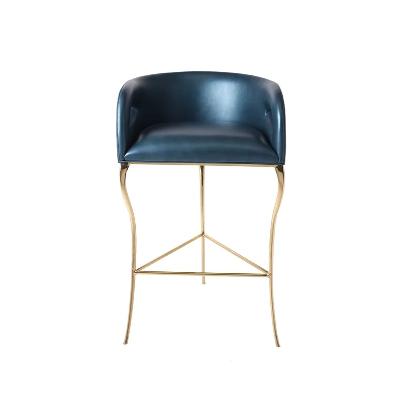 

Italian latest design new model luxury furniture high class copper bar stool chair