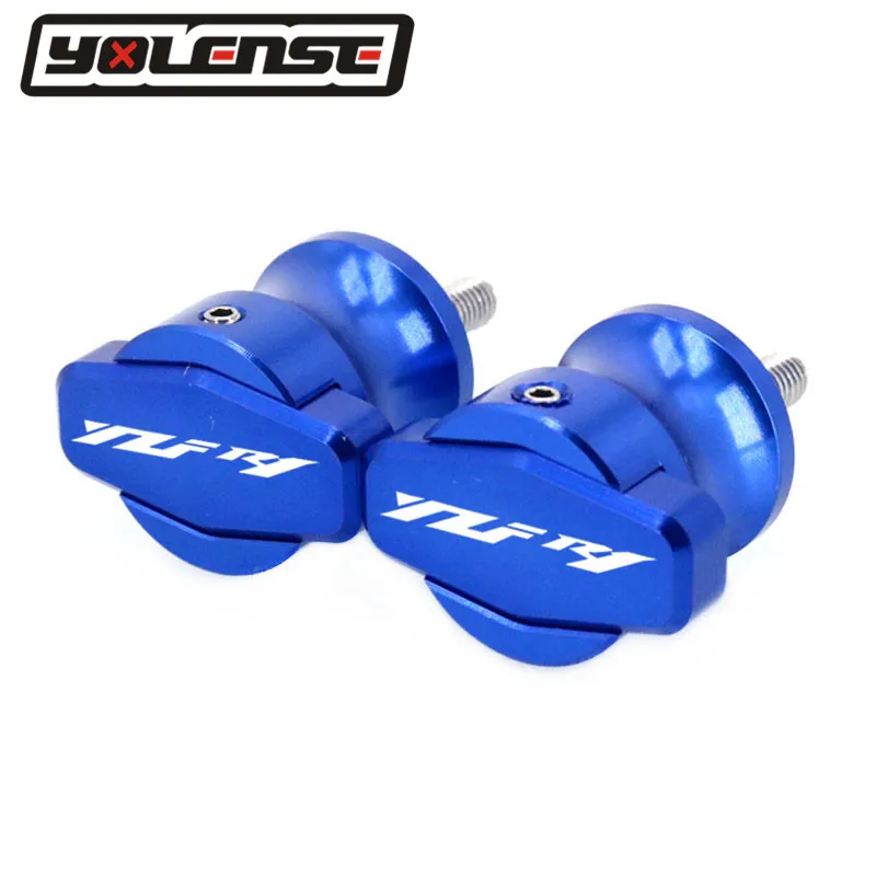 For YAMAHA YZFR1 YZF-R1 YZF-R3 YZFR3 YZF R1 R3 Motorcycle CNC M6 Swingarm Sliders Spools Paddock Stand Bobbins