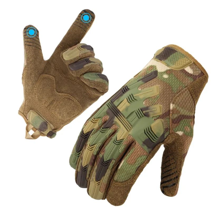 

All-finger Touch Screen Military Fans Tactical Gloves Non-slip and Wear-resistant Motorcycle Riding Outdoor Sports Gloves