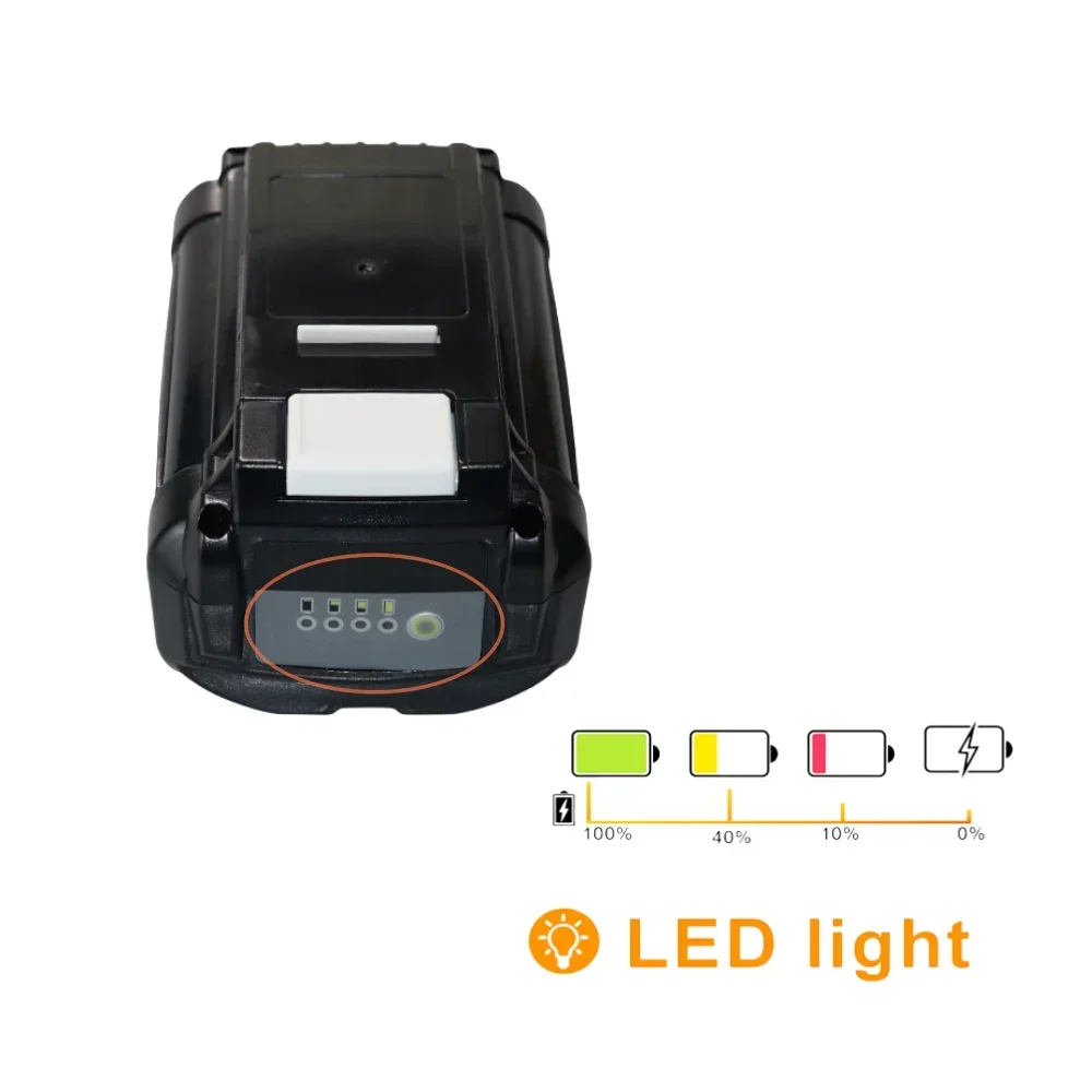 For Ryobi 40V 6.0/8.0/10.0Ah wireless power tool High quality rechargeable lithium-ion battery, RY40502 RY40200 OP4050 OP4026 OP